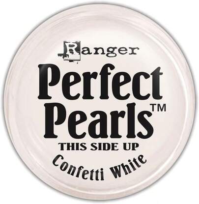 Ranger Perfect Pearls Pigment Powder 25oz, Confetti White