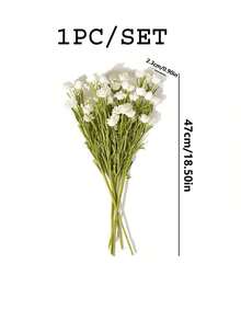 1/3/6pcs Artificial Mini Rose Bouquet, Realistic DIY Foam Flower Decoration, Suitable For Valentine's Day Gift, Wedding Bouquet/Centerpiece, Outdoor Party Backdrop, Indoor/Tabletop, Garden/Potted Plant Decoration, Birthday Graduation Gift, Etc. - White - View 9