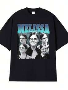 playeras de mujerMelissa King Vintage Funny Doctor Meme Print T-shirts Men Women Clothing Fashion Harajuku T-shirt Short Sleeve Oversized T Shirt - Negro - Ver 1