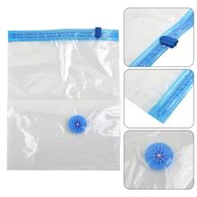 Large Capacity Vacuum Compression Bag With Valve, Storage Bag For Clothes, Storage And Organization Bag For Towels And Quilts. - 90x100cm - View 6