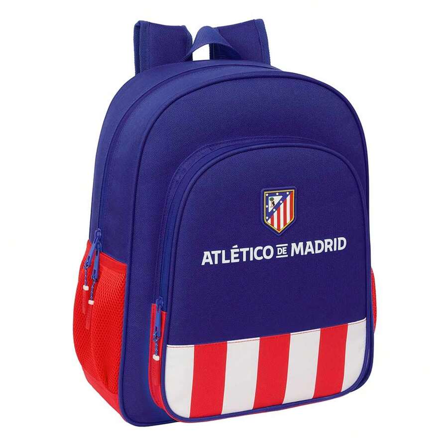 | Large Rolling Backpack Atlético De Madrid Compact Evolution Detachable School Backpack With Integrated Trolley Padded Back, Official License, Double Compartment For 15 Laptop, USB - Option 18 - View 1