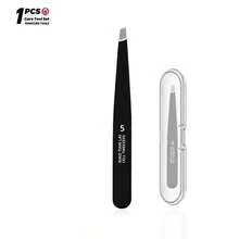 Travel Grooming Kit: Slanted Tweezers Set, Eyebrow Trimmer, Facial Hair Remover, Eyebrow Shaping Tools For Beginners - Multicolor - View 17