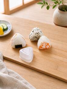 2pcs/Set Triangle Sushi Mold Set, Creative Rice Ball Mold, Portable Outdoor Sushi Bento Box, Picnic Lunch Box, Kitchen Tool - View 10