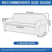 YSTYLE 1/2/3/4-Sitzer Stretch-Sofabezug mit Armlehnen, modern, dick, Polyester, fleckenabweisend, rutschfest, waschbar, für Wohnzimmer, Büro, Hotel - Armeegrün - Übersicht 8
