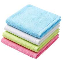 Face Towels 4/8/12 Pack, 10x10 Inch Multicolor Wash Cloths On Sensitive Skin, Super Soft And Skin Friendly Bath Washcloths For Face And Body, Easy To Clean Quick Dry Facial Cleansing Cloths - Multicolor - View 1