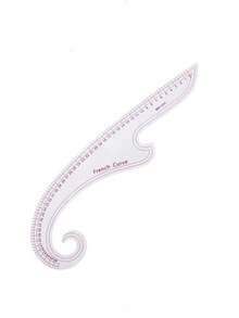 PIN 1pc Multi-Functional Curve Ruler 6501, Acrylic Transparent Drafting Tool, For Sewing Pattern Making, With Arm Hole Placement For Tailors And Designers - Scale Ruler - View 11