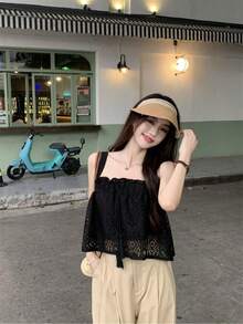 Women Tops - Black - View 8