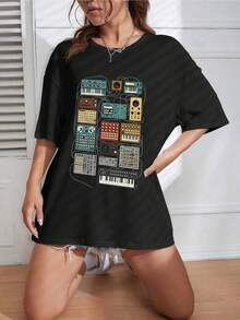 Electronic Synthesizers For Musicians And Drum Machine -1 Breathable And Comfortable - Black 5 - View 1