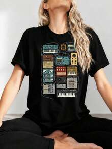 Electronic Synthesizers For Musicians And Drum Machine -1 Breathable And Comfortable - Black 5 - View 3