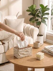 Extra große nordische minimalistische Taschentuchbox, stabiler wiederverwendbarer Taschentuchhalter, geeignet für Badezimmer, Schlafzimmer, Wohnzimmer und Büro, Studentenwohnheim, INS-Stil Serviettenhalter, Sommer-Reiseessentials, ideales Einweihungs- und Feiertagsgeschenk für Männer und Frauen - Verschiedenfarbig - Übersicht 11