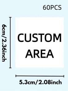 1/10/20/30/60pcs Custom Temporary Stickers, Suitable For Birthdays, Weekend BBQs, Cocktail Parties, Christmas & Holiday Parties, Favorite Single Party Temporary Tattoos, Fade-Resistant, Personalized Gift, Wedding - Multicolor - View 12