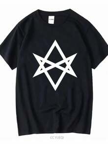 Women's Blouses Thelema T Shirt Aleister Crowley Occult S M L XL 2X 3X Strange Angel Long Or Short Sleeves Vintage Washed Slightly Soft - 黑色 - 查看 1