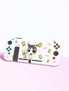 Accessories For Nintendo Switch, Cartoon Cat & Bow Design Compatible With Switch NS/Switch OLED/Switch Lite Protective Case, Storage Bag, Game Card Holder Case, Best Gift Compatible With Switch Players, Valentine's Day/Spring Romantic Gift - View 14