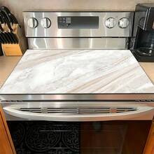 1pc Marble Pattern Printed Absorbent Dish Drying Mat, Espresso Machine Countertop Absorbent Mat, Sink Drain Mat, Soft Faucet Absorbent Mat, Bathroom Sink Coaster, Kitchen & Bathroom Accessories - Multicolor - View 8