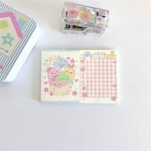 Cute Series Mini Bun A7 Retro Memo Pad, Non-Sticky Notepad Material, High-Quality Decorative Stationery For Students, Suitable For Back To School, Graduation Season, Holidays School Supplies - one-size - View 9