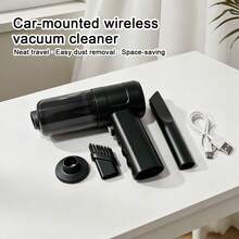 Upgraded Cordless Handheld Vacuum Cleaner, Long-Lasting Battery (Built-In 2000mAh Lithium Battery), 4-In-1 Blow/Suction Design, Powerful Cyclone System, Strong Suction, Quiet Operation, Low-Voltage Motor, Multifunctional Stick Vacuum Cleaner, Compact And Portable, Suitable For Car, Office, Room, Sofa, Bedding Cleaning - Cordless - View 10