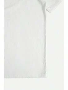 Camiseta de manga corta con cuello redondo para mujer, con estampado de la frase bíblica "Envíame a Isaías 6:8", estilo minimalista, religioso, informal, para uso diario. - Blanco - Ver 6