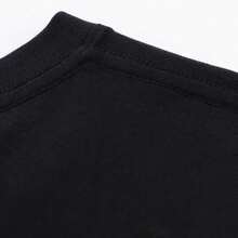 Short-Sleeved Cotton T-Shirt "If My Mouth Doesn't Say It, If My Mouth Doesn't Say It" For Men And Women JKTE N3U9 - 白色 - 查看 6
