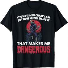 Werewolf Crazy Dangerous Werewolf T-Shirt - Negro - Ver 1
