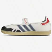 Adidas Samba Jane White Black Gum Women's JR1402 | Retro Heritage Style, Timeless Silhouette - 彩色 - 查看 2