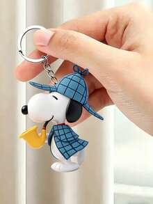 Cartoon Snoopy Keychain Pendant For Car Decoration, Small Accessory For Girls, Mood-Themed Gift For Couples, Small Present For Lovers - Irregular - View 1