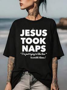 Camiseta Nap - El regalo perfecto para familiares y amigos, una prenda suave y cómoda ideal para Pascua y las fiestas. - Negro - Ver 7