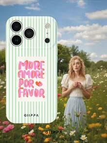 GIIPPA 1 Ốp lưng điện thoại màu xanh bạc hà kẻ sọc dọc cho iPhone 17 Pro Max, phù hợp với 16 Pro Max, 15 Pro Max, 14 Pro Max, ốp lưng điện thoại phong cách Hàn Quốc thời trang và độc đáo, tương thích với 11/12/13/14/15/16 Pro Max Plus, thiết kế thanh lịch phù hợp cho cả nam và nữ, món quà lý tưởng cho bạn gái vào dịp Giáng sinh, Lễ tình nhân, Lễ Phục sinh, mùa cưới và sinh nhật. - Xanh lá nhạt - Xem 6