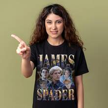 James Spader Shirt - Customized Vintage Gift For Him_her. - 黑色 - 查看 1