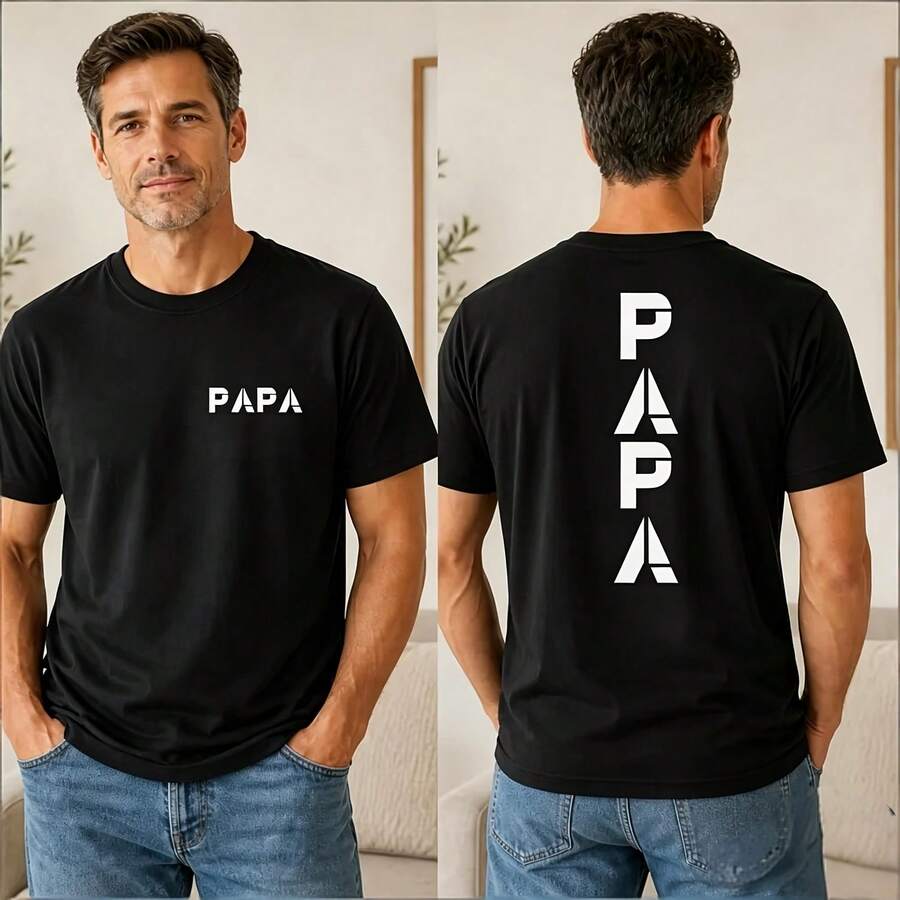Dad Shirt, Father Outfit, Fathers Day Gift - Black - View 1