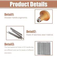 KLONKEE 23pcs Beading Needles Set, Diamond & Gemstone Jewelry Making Tools With Handle - View 5