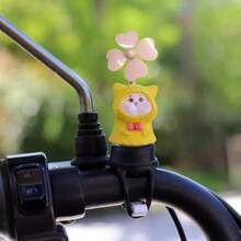 Popular Cute Windmill Bicycle Motorcycle Decoration Duckling Car Ornament Animal - Upgraded Version With Rotating Fan - View 27
