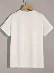 Camiseta gráfica de mujer - Camiseta casual de manga corta - Blanco - Ver 2