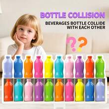 1Set Colorful Bottle Collision Memory Game – Kids Educational Interactive Toy For Color Matching & Cognitive Learning - Multicolor - View 2