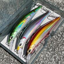 3pcs/Box 45g High Quality Long Distance Swinging Sinking Lures, Laser Reflective Coating Attracts Fish For Tuna, Mackerel - Multicolor - View 2