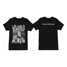 Aespa Band Live Tour 2023 T-Shirt Synk: Hyper Nome Dnl - 黑色 - 查看 7