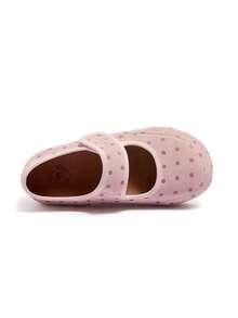 CAMEL CROWN Women's Outdoor Vintage Closed-Toe Mary Jane Flat Shoes - Polka Dot Powder - View 4