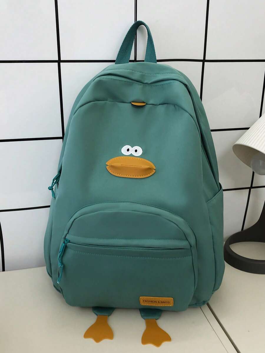 2026 New High-Value Simple Large Capacity Student Backpack, Suitable For Middle School