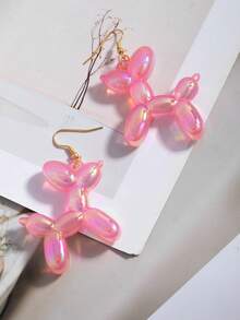 Anting-anting Hewan Kecil yang Modis, Lucu, Kasual, Personal, Menarik, Kreatif, Kartun Hewan, Serbaguna - Anak Anjing Balon 3 - View 6