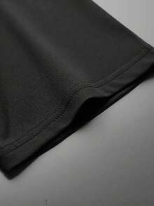 1 camiseta casual de verano para hombre - Estampado con diseño "Mágico", mangas cortas, cuello redondo, ligera y transpirable, perfecta para uso casual, camiseta informal, camiseta con estampado divertido, camiseta de ajuste cómodo, 180g 100% algodón. - Negro - Ver 4