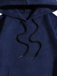 Jaket Berkerudung Kasual Olahraga Wanita untuk Semua Musim, Serbaguna dan Mudah Dipadukan dengan Pakaian Apa Pun - Navy Blue - View 6