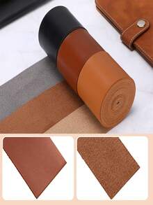 1 Roll 260CM X 2CM Double-Sided Faux Leather Strips, Suitable For DIY Crafts, Belts, Watch Bands, Straps And Other Handmade Accessories And Projects - Multicolor - View 4