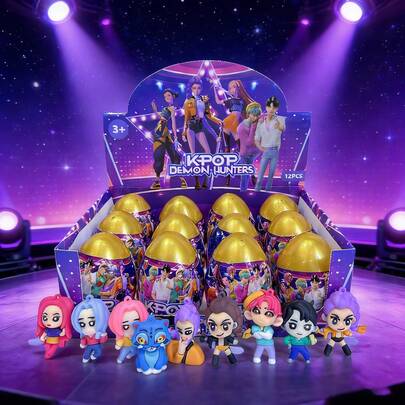 Mystery Capsule Surprise Blind Box, Cartoon Character Decorative Figurines, Creative Collectible Desktop Decor, Suitable For Holiday Celebrations, Birthday Parties, Gifts, And Daily Indoor Decoration