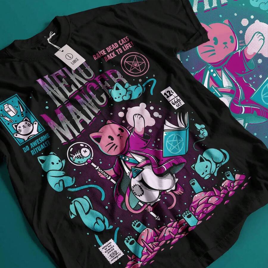 Anime Shirt, Anime Vintage Special T-shirt Unisex, Anime Manga Shirt, Anime Lovers Shirt, Graphic Anime Tee, Manga Shirt, Japanese Anime-73 Camiseta 100% Algodón Unisex - Playera Casual Premium de Corte Cómodo - Negro - Ver 1