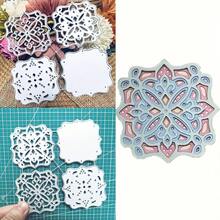 Hollow Frame Metal Cutting Dies For Card Making, Asymmetrical Pattern Cutting Dies, Metal Cutting Dies, Handmade Photo Album Decoration Dies, DIY Embossing And Etching Craft Templates - MC925 - View 1