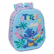 Safta Disney Stitch 附輪書包，男女童通用，熱成型前片，加厚人體工學肩帶，側邊水壺袋，頂部提手，粉紅色和藍色，均碼，高 - 免費送貨 ✅ 24/48 小時送達西班牙大陸 - 選項 3 - 查看 2