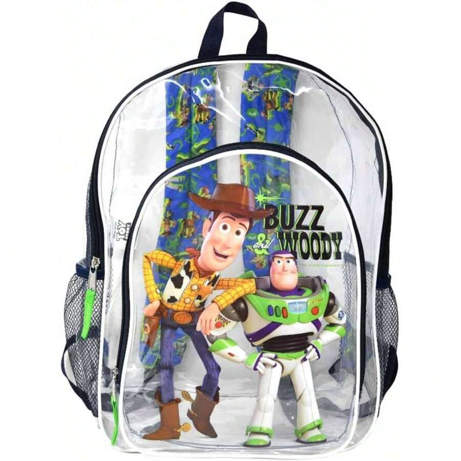 Disney Fast Forward Toy Story Transparent 16" Backpack, Boys, Kids - 彩色 - 查看 1