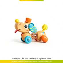 UINLE Baby Baby Highchair Suction Cup Spinning Toy, Multifunctional Puppy Shaped Feeding Assistant, Baby Tabletop Rattle, Sensory Developmental Toy - Multicolor - View 14