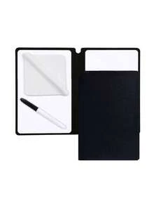 1pc Minimalist Dry Erase White Board With Soft Case - Suitable For Meeting Notes And Drawing, Includes 1 Eraser Cloth And 1 Quick-Drying Whiteboard Marker, Reusable, Back To School - Whiteboard - View 13