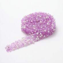 1/10pcs Roll Multi-Function Sparkling Rhinestone Ribbon, With PVC Film, Easy To Cut And Stick, Suitable For DIY Glitter Ribbon, Clothing Accessories, Sticker Tape, Glitter Shoes, Clothing, Rhinestone Strip, DIY Rhinestone Glitter Ribbon Sticker, Handmade Rhinestone Tape Roll, Clothing, Shoes, Gift Box, Car Decoration, Suitable For Christmas, Valentine's Day, Birthday, Gift Wrapping And Handicrafts - Multicolor - View 11