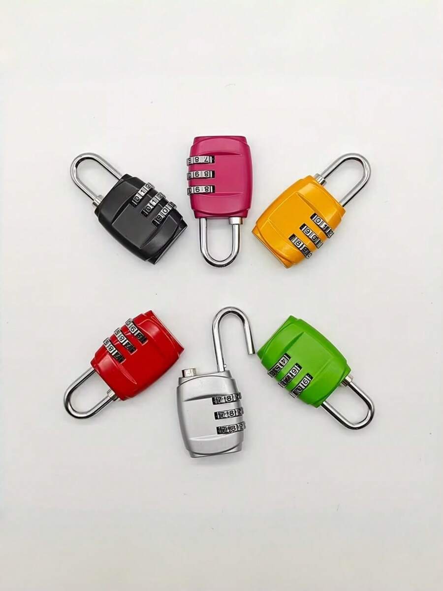 1 pieza Candado con contraseña, candado de equipaje, mini candado para el hogar, adecuado para gimnasio, cocina, cajones de dormitorio